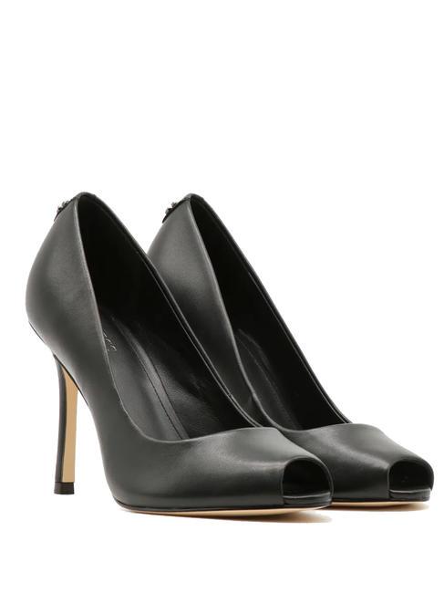 GUESS BLANCHI Open toe leather pumps BLACK - Women’s shoes