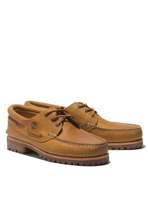TIMBERLAND AUTHENTIC BOAT 3 EYE Leather boat shoes wheat - Men’s shoes