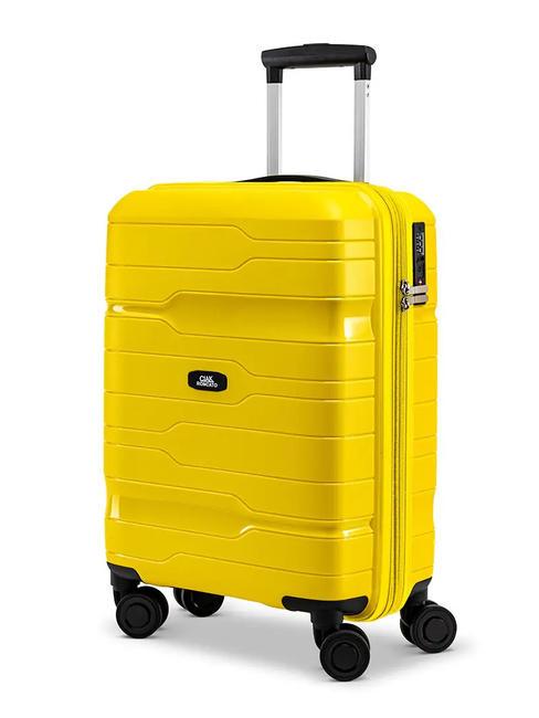 CIAK RONCATO DISCOVERY Hand luggage trolley, expandable yellow - Hand luggage