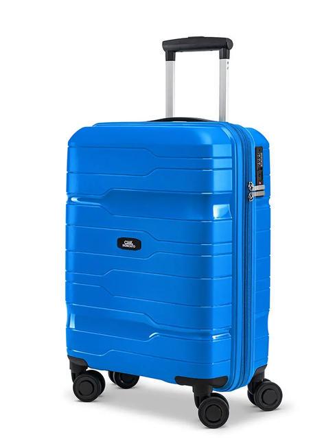 CIAK RONCATO DISCOVERY Hand luggage trolley, expandable blue river - Hand luggage