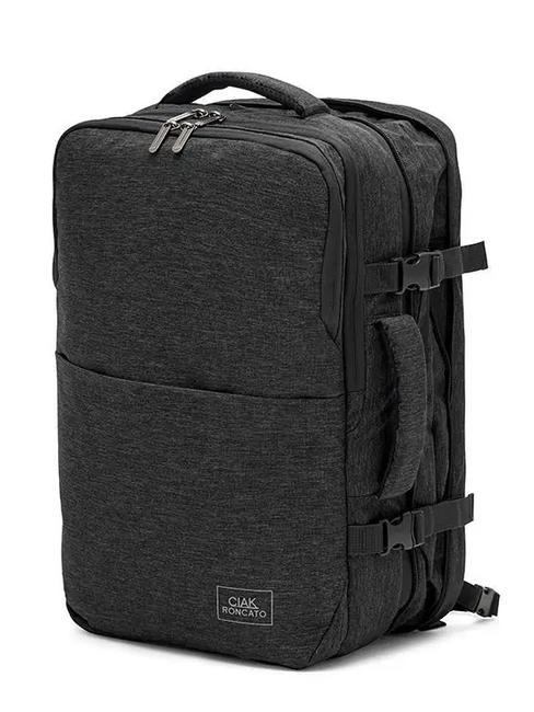 CIAK RONCATO MILLENNIUM Expandable laptop backpack 15.6" Black - Laptop backpacks