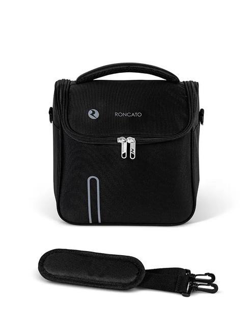 R RONCATO ONE WAY Beauty case with shoulder strap Black - Beauty Case