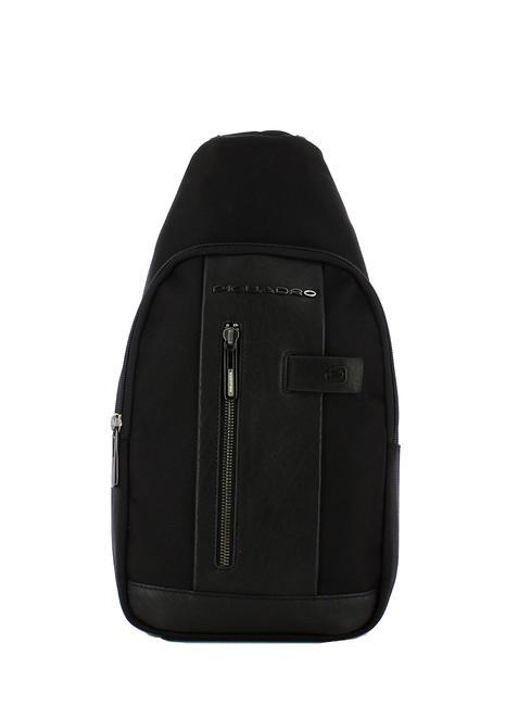 PIQUADRO BRIEF 2 One shoulder backpack Black - Laptop backpacks
