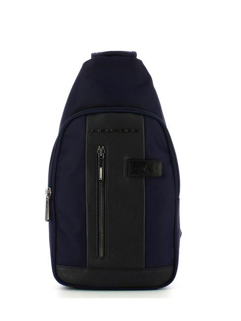 PIQUADRO BRIEF 2 One shoulder backpack blue - Laptop backpacks