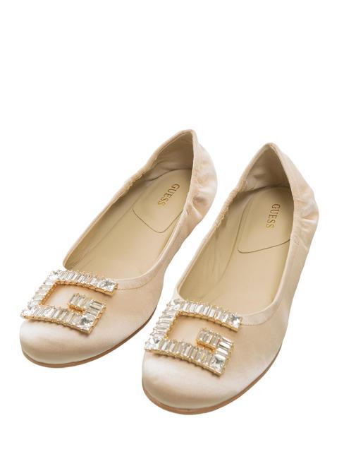 GUESS MICKE2 Ballerina jewel application gold - Women’s shoes