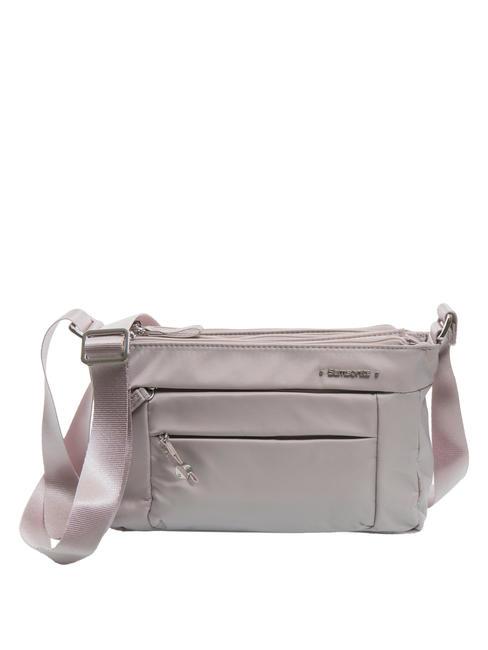 SAMSONITE MOVE 4.0 Small 3 zip shoulder bag light taupe - Women’s Bags