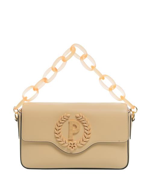 POLLINI CANDY Chain handle shoulder bag beige - Women’s Bags