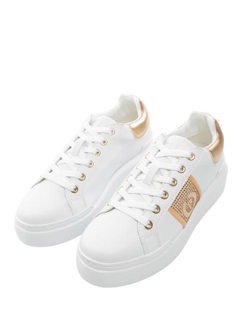 POLLINI DIAMOND CARRIE Sneakers white/copper - Women’s shoes