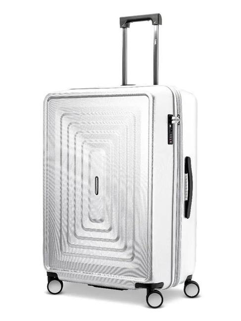 CIAK RONCATO RITMO Large expandable trolley white - Rigid Trolley Cases