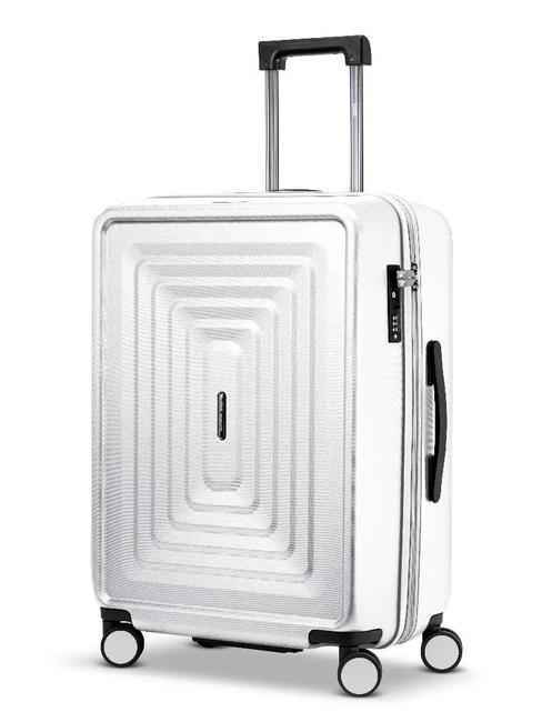CIAK RONCATO RITMO Medium expandable trolley white - Rigid Trolley Cases
