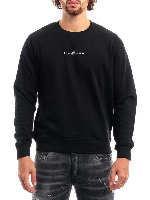JOHN RICHMOND MENDIL Crewneck sweatshirt black2 - Sweatshirts