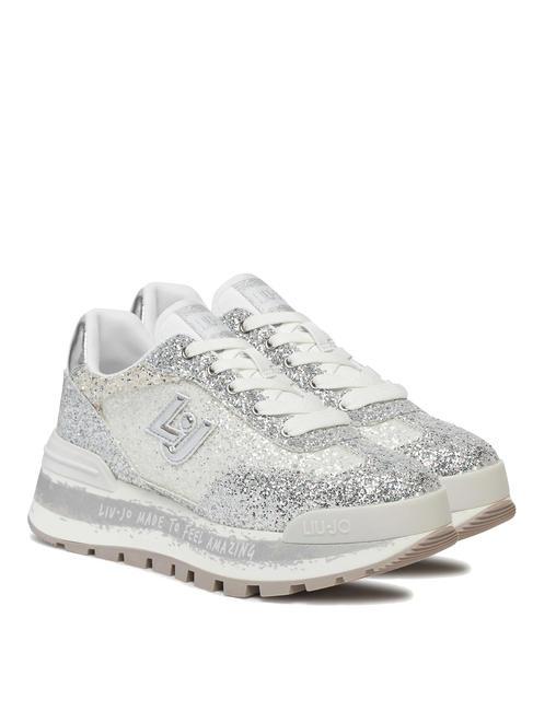 LIUJO AMAZING 26 Glitter sneakers silver - Women’s shoes