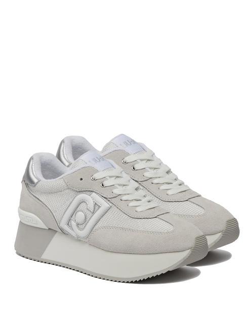LIUJO DREAMY 02 Platform sneakers white/silver - Women’s shoes