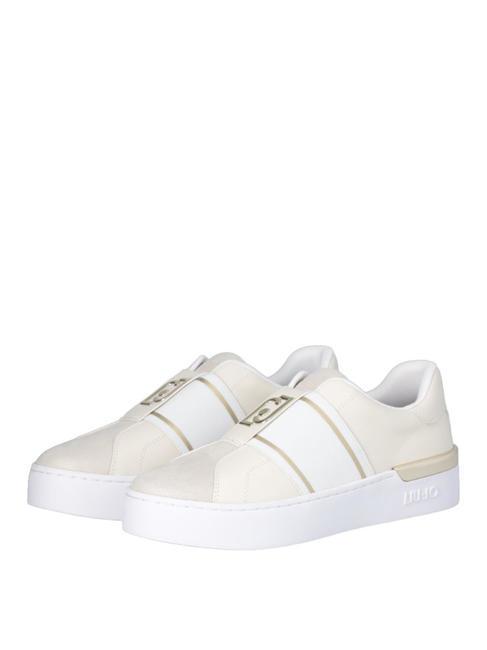 LIUJO SILVIA 100 Slip on sneakers with logo white - Women’s shoes