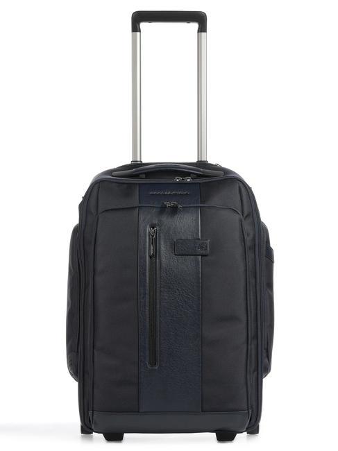 PIQUADRO BRIEF 2 Cabin trolley with backpack portability blue - Hand luggage