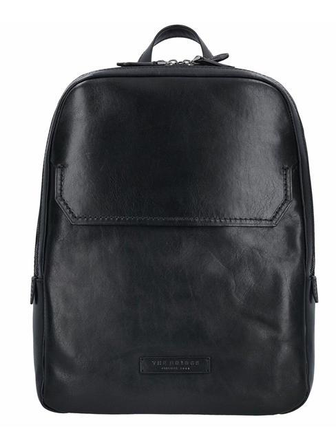 THE BRIDGE WILLIAMSBURG Leather backpack for 15.6" laptop Black - Laptop backpacks