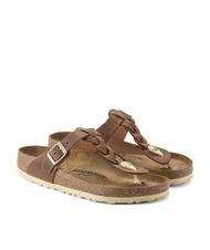 BIRKENSTOCK GIZEH Leather flip-flops - Unisex shoes