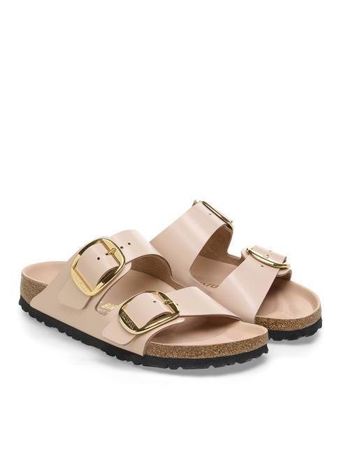 BIRKENSTOCK ARIZONA BIG BUCKLE Leather slipper shine new beige - Women’s shoes