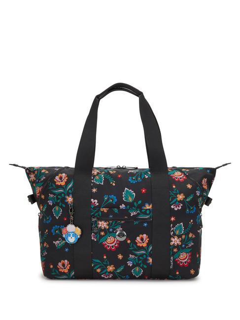 KIPLING ART M FRIDA KAHLO Maxi shoulder shopper bag frida kahlo floral - Women’s Bags