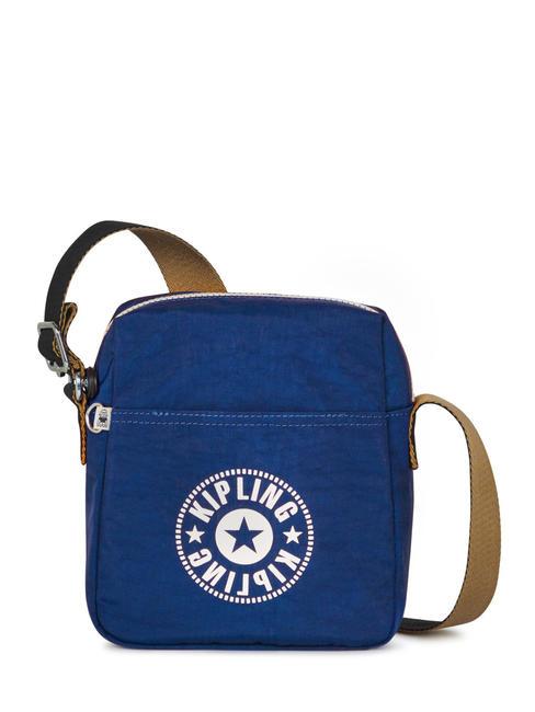 KIPLING CHAZ CNT Mini shoulder bag deep sky blue c - Women’s Bags