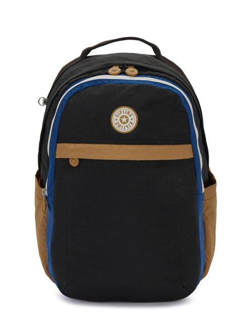 KIPLING XAVI 15" laptop backpack duo blue beige - Backpacks & School and Leisure