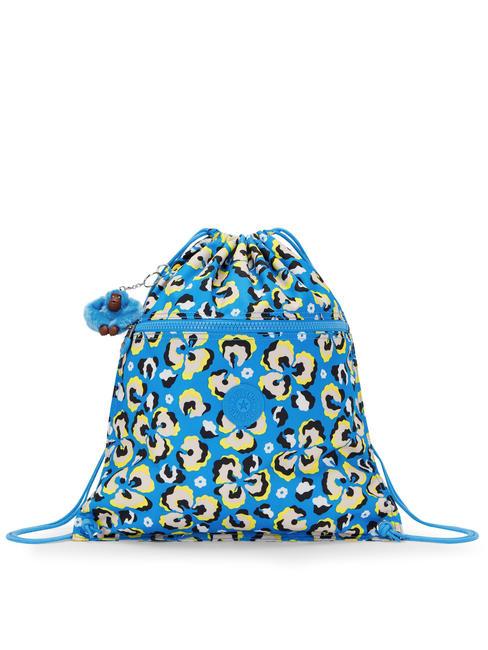 KIPLING SUPERTABOO Backpack bag leopard floral - Backpacks & School and Leisure