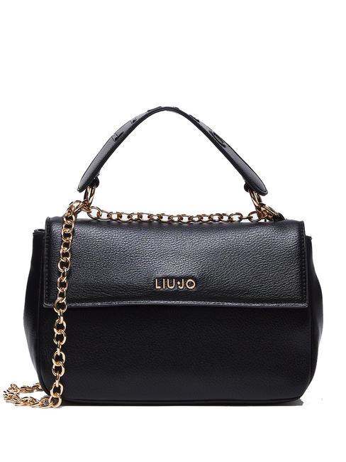 LIUJO JORAH Convertible Hand bag, with shoulder strap BLACK - Women’s Bags
