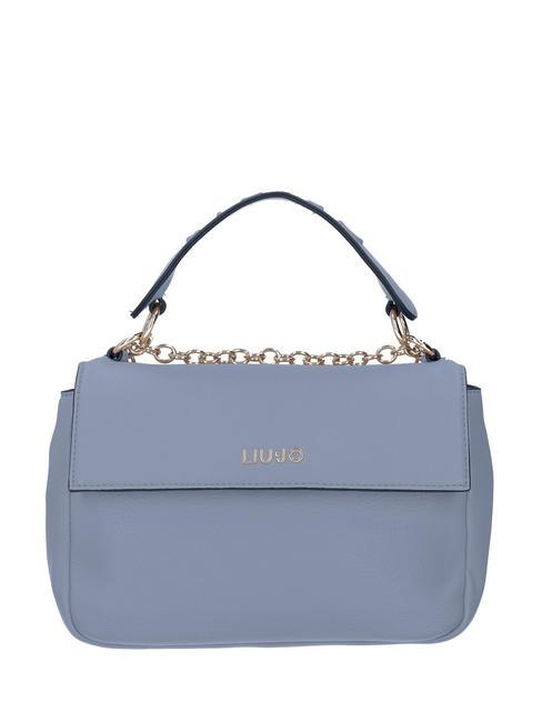 LIUJO JORAH Convertible Hand bag, with shoulder strap blue denim - Women’s Bags