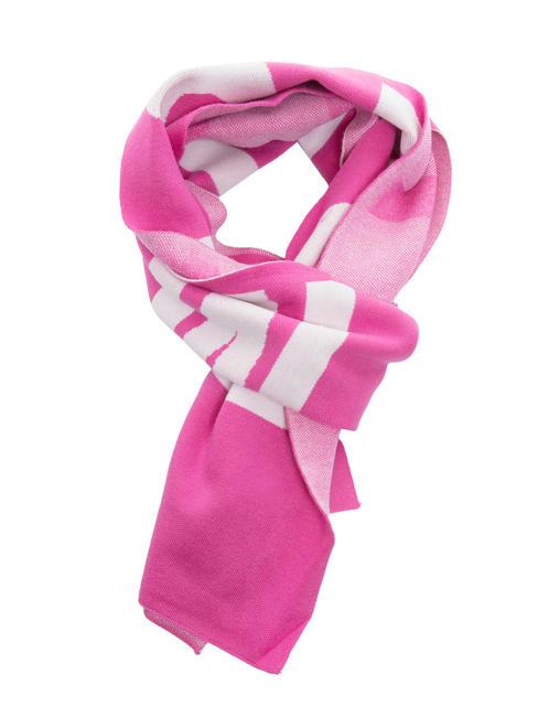 JOHN RICHMOND ZAMIG Maxi logo scarf fuchsia - Scarves