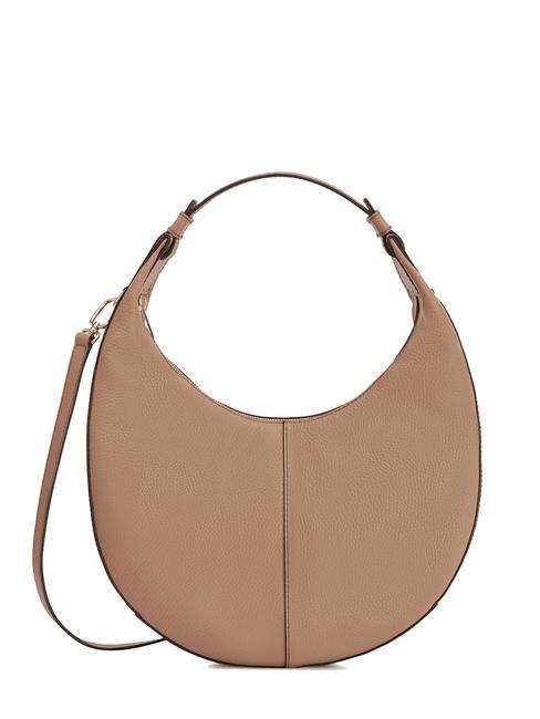 FURLA MIASTELLA Leather bag with shoulder strap greige - Women’s Bags