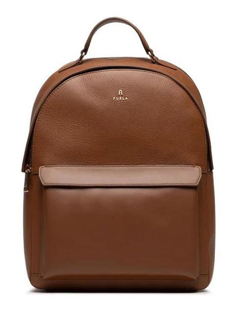 FURLA FAVOLA Medium backpack with pocket cognac - Women’s Bags