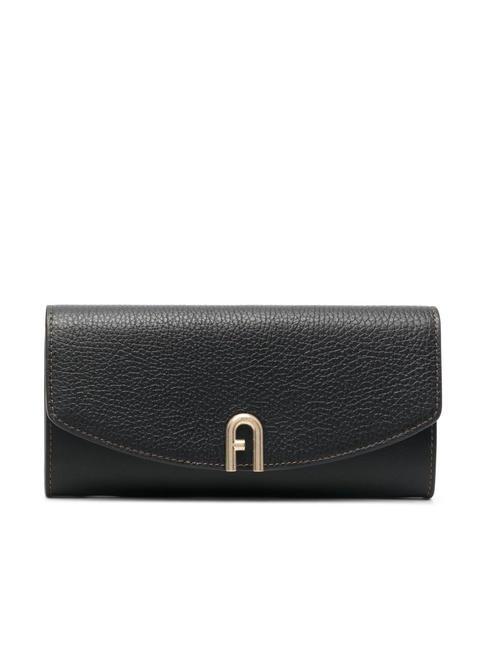 FURLA PRIMULA Large leather wallet Black - Women’s Wallets