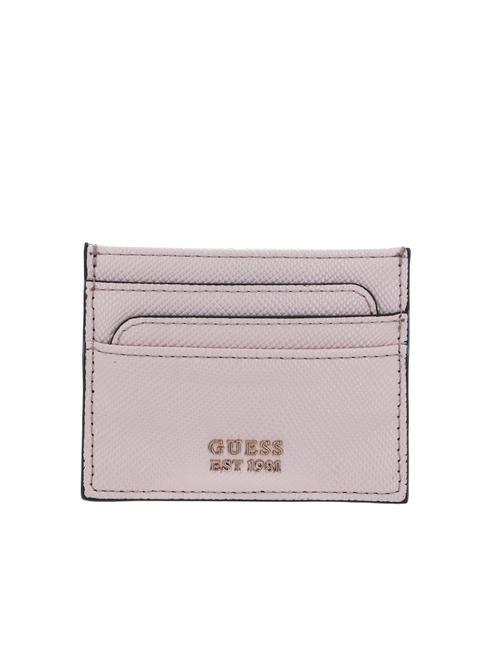 GUESS LAUREL Flat card holder light rose - Women’s Wallets