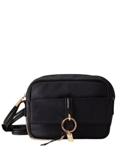 BORBONESE ETOILE  Mini camera bag in nylon dark black - Women’s Bags