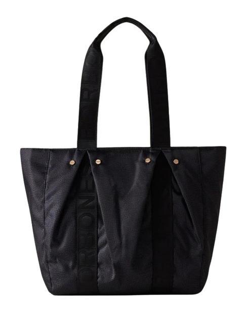 BORBONESE CLOUDETTE Shopping Bag dark black - Women’s Bags