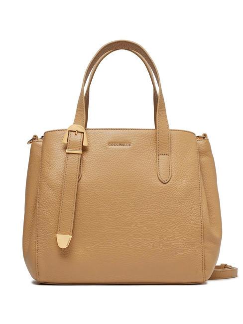 COCCINELLE GLEEN Handbag, with shoulder strap fresh beige - Women’s Bags