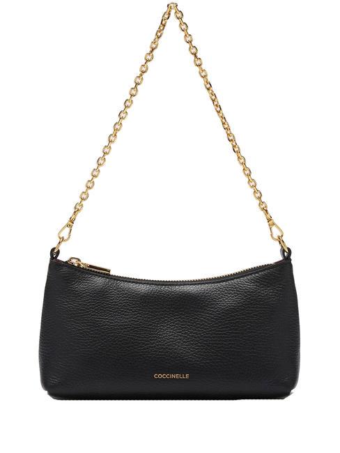 COCCINELLE AURA  Mini shoulder bag, with shoulder strap Black - Women’s Bags