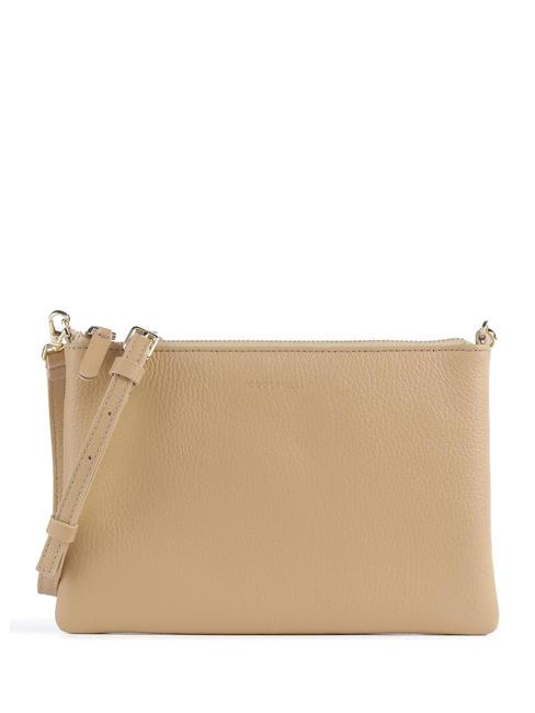 COCCINELLE BEST CROSSBODY Leather mini bag fresh beige - Women’s Bags
