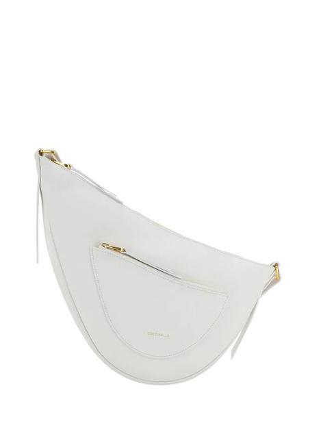 COCCINELLE SNUGGIE snuggie borsa pelle martellata doppia Shoulder bag, in leather bril.wh/cela.gr - Women’s Bags