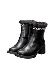 ROCCOBAROCCO LOGO High ankle boots with zip - Women’s shoes