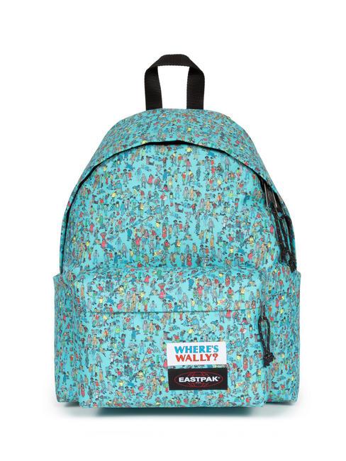 EASTPAK PADDED PAK'R WHERE'S WALLY? Backpack wally pattern blue - Backpacks & School and Leisure