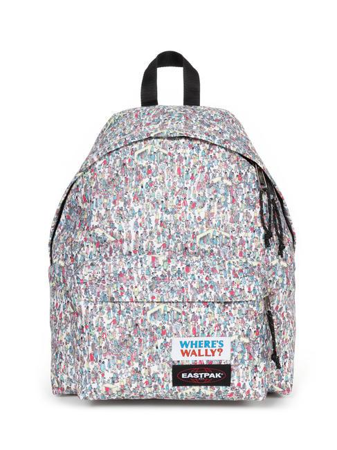 EASTPAK PADDED PAK'R WHERE'S WALLY? Backpack wally pattern white - Backpacks & School and Leisure