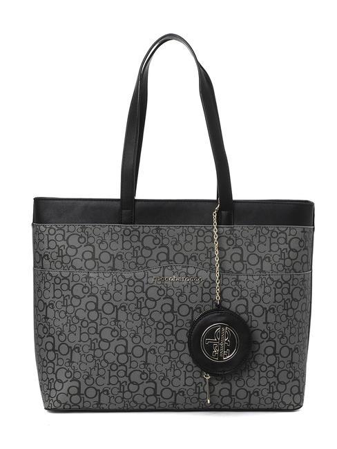 ROCCOBAROCCO GIADA Shopping bag with shoulder strap black/grey - Women’s Bags