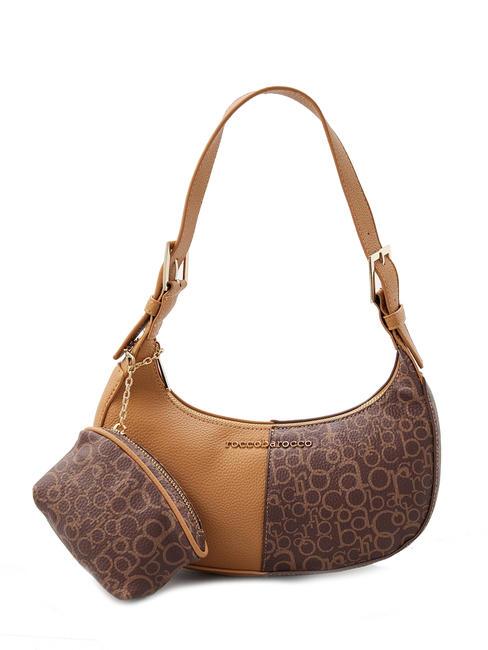 ROCCOBAROCCO AMBRA Shoulder bag with pouch Brown - Women’s Bags
