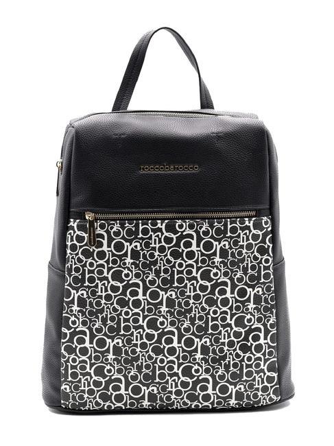 ROCCOBAROCCO AMBRA Backpack with pocket black - Women’s Bags