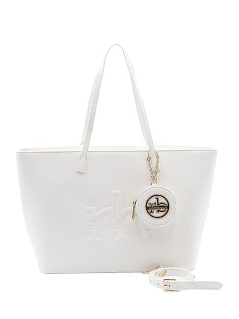 ROCCOBAROCCO PERLA Shopping bag with shoulder strap White - Women’s Bags
