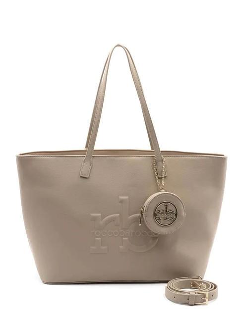 ROCCOBAROCCO PERLA Shopping bag with shoulder strap taupe - Women’s Bags