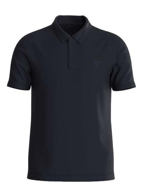 GUESS NOLAN Stretch short-sleeved polo shirt smartblue - Polo shirt