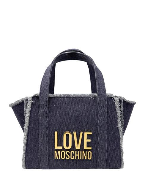 LOVE MOSCHINO DENIM Hand bag with shoulder strap sky blue - Women’s Bags