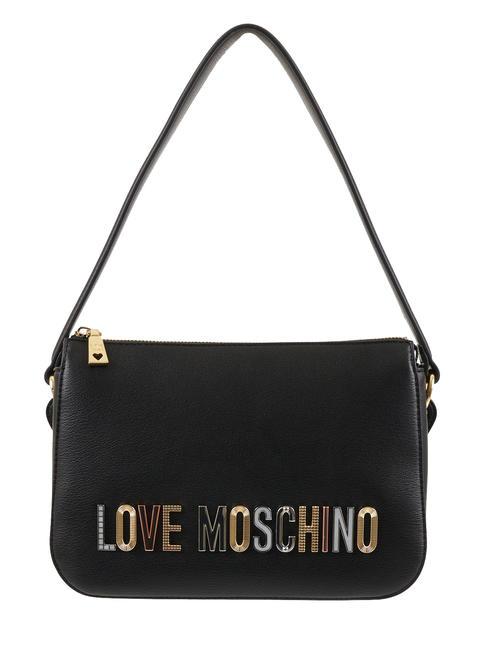 LOVE MOSCHINO BOLD LOVE LETTERING Small shoulder bag Black - Women’s Bags